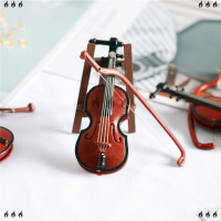 ??? 1/12 dollhouse MINI เครื่องดนตรีรุ่น CLASSIC Guitar ไวโอลินสำหรับตุ๊กตา