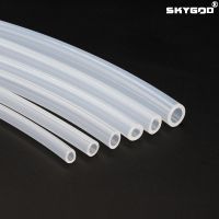 【CW】✚  1/5/10M Food Grade Transparent Silicone Rubber Hose ID 0.5 1 2 3 4 5 6 7 8 9 10 12 13 14mm O.D Nontoxic Tube