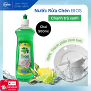 DISHES WASHING LIQUID BIOS GREEN TEA LEMON INCENSE 500ml Bottle