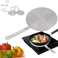 DRDIPR ของใช้ในครัวเรือน ป้องกันการเผาไหม้ อุปกรณ์ครัว สำหรับเตาแก๊สแก้ว Cooktop หม้อหุงข้าว กระทะความร้อน Board แผ่นนำความร้อน เครื่องกระจายความร้อน Induction Hob Converter