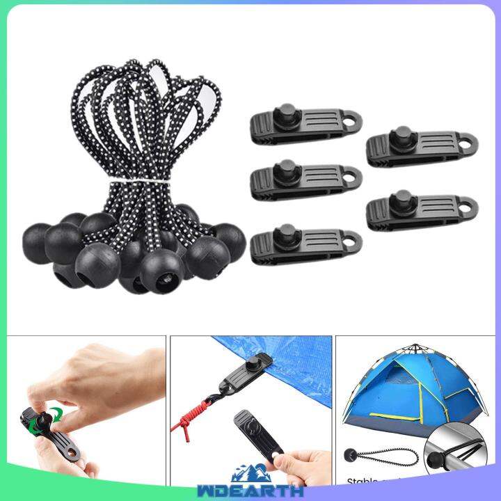 WDEarth Tarp Clips Lock Grip Tarp Clamps Tent Fasteners Clips Holder