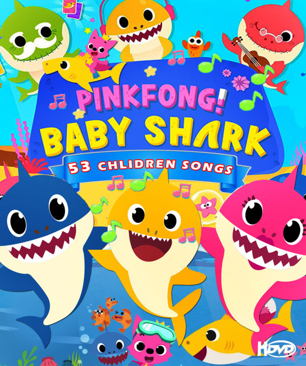 Dvd Baby Shark 53 Children Video Songs All 