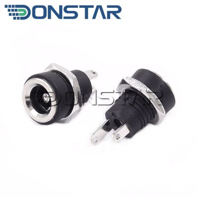 10PCS DC-022B 3A 12V Female DC Power adapter dc jack connector DC022B 5.5 X 2.5 2.1 mm 3.5 X 1.3 mm DC Power plug male 5.5*2.1mm  Wires Leads Adapters