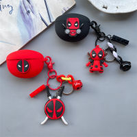 Deadpools สำหรับ Xiaomi MI FlipBuds Pro ซิลิโคนหูปลอกการ์ตูนไร้สายบลูทูธหูฟังปกป้องกันการล่มสลายนิ่มน่ารักจี้