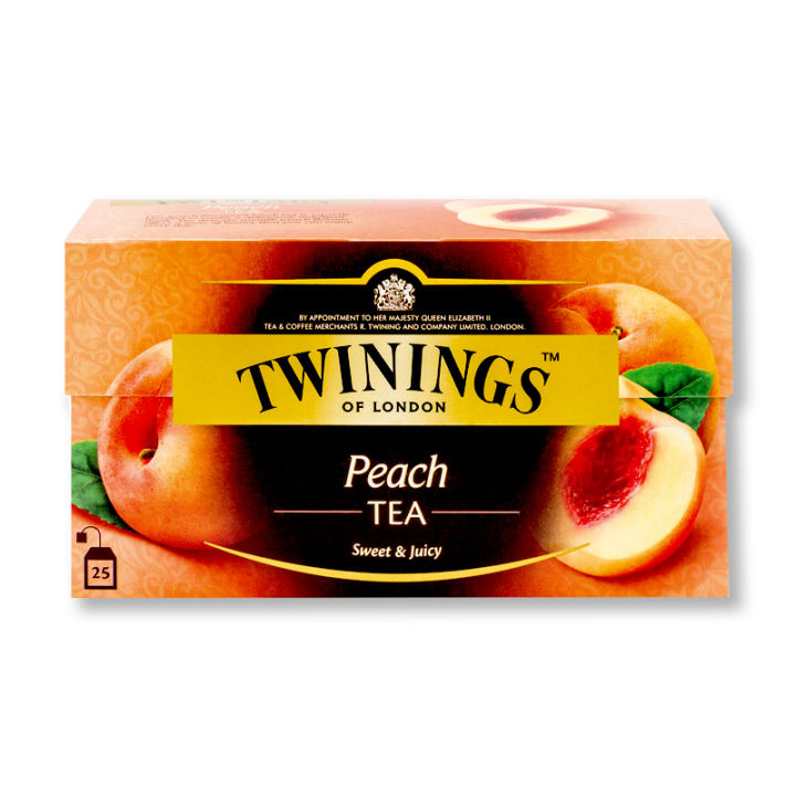 Twinings Peach Tea ทไวนิงส์ ชาพีช (2 กรัม x 25 ซอง)
