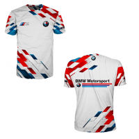 (in stock) Summer New Mens 3D Tshirt BMW Motorsport Short Sleeve (free nick name and logo)