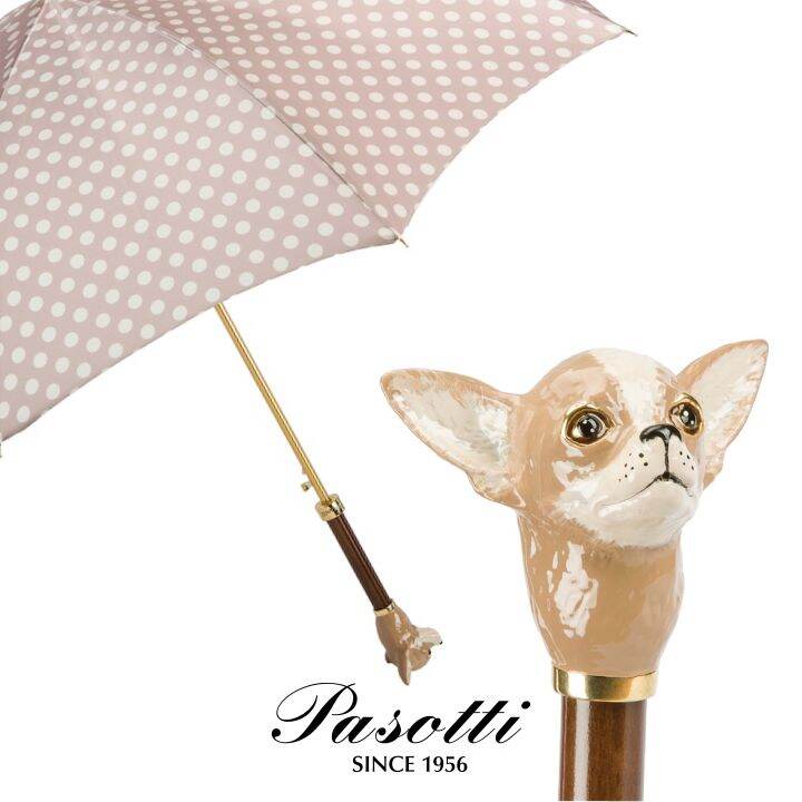 Chihuahua Umbrella with Dots Pasotti