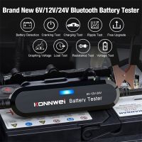 ZZOOI Car Motorcycle Battery Tester BK200 Bluetooth 5.0  6V 12V 24V Battery Analyzer 2000 CCA Charging Cranking Test Tool