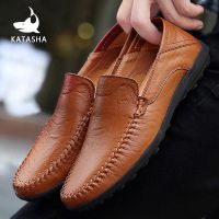 Mens leather shoes autumn new recreational leather shoes men British business leather shoes young han edition tide shoes driving