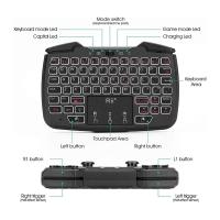 2X RK707 2.4GHz Wireless Portable Game Controller Keyboard Mouse Combo for PC/Raspberry Pi2/Android TV Google/TV B