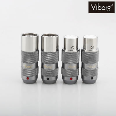 ของแท้จากตัวแทน Viborg Copper+Silver+Rhodium Male / Female XLR Connectors Audio grade / ร้าน All Cable