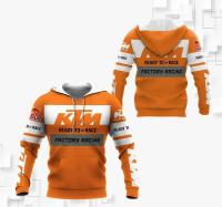 （ALL IN STOCK XZX）  KTM Hoodie 3D "Teem Racing" All Over Printed For Gift Hot Trend 10  (Free customized name logo for private chat, can be changed with or without zipper)