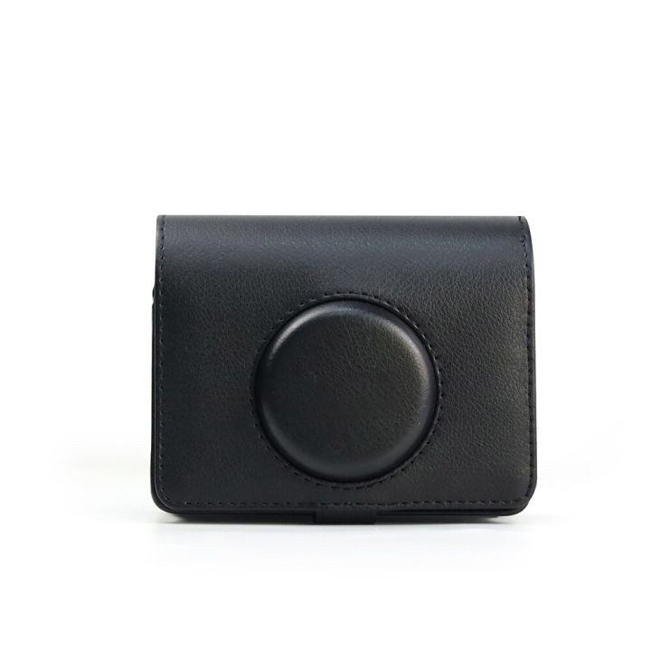 กระเป๋าใส่หนัง-pu-สไตล์เรโทรฟิล์มโพลารอยด์มินิ-evo-แบบกระเป๋าเคสใส่กล้องสำหรับการถ่ายภาพดิจิตอลเคสหนัง