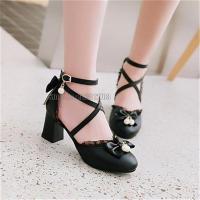 【CW】New Children Ankle Strap High Heels Girls Wrap Toe Princess Kids Beach Sandals Baby Toddler Student Party Dance Shoes