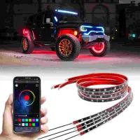 Car Underglow LED Lights, Dream Color Strip Lights with APP Control, Exterior Car Neon Accent Lights Kit