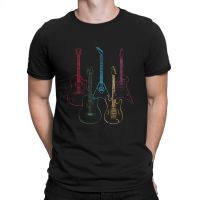 Men Vintage Guitar Classic T Shirt Bass Guitar Rock Music Cotton Tops Funny Short Sleeve O Neck Tees New Arrival T-Shirts 【Size S-4XL-5XL-6XL】