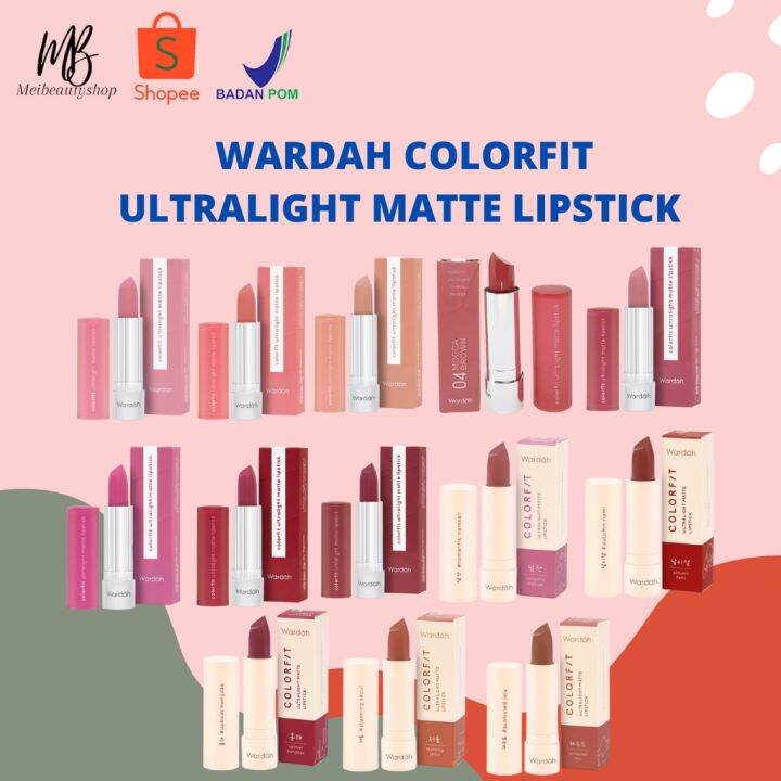 Wardah Colorfit Ultralight Matte Lipstick Lazada Indonesia