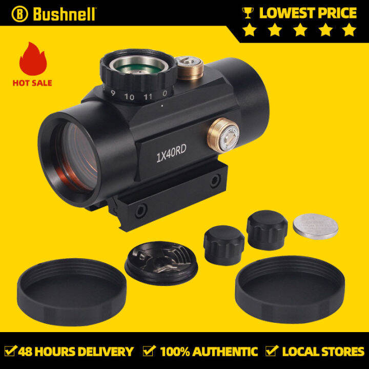 【With battery】100 Original Tactical 1x40 Red Dot Scope Sight