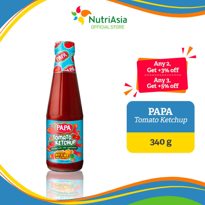 Papa Tomato Ketchup 340 g Lazada PH