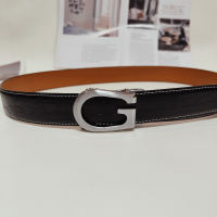 Business Mens Genuine Leather Belt Alloy Buckle Trend Elements Versatile Designer Dress Casual Belt Leather Uni Net Red Belt