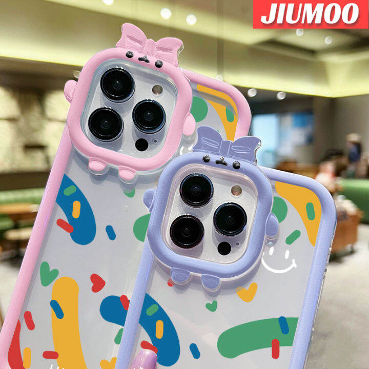 jiumoo-เคส-a04s-ปลอกสำหรับ-samsung-5g-ลายการ์ตูนแฟชั่นสีสันสดใส-a13กราฟฟิตี้เคสโทรศัพท์โปร่งใสป้องกันเลนส์กล้องมอนสเตอร์ตัวน้อยน่ารักเคสซิลิโคนนิ่มกันกระแทก