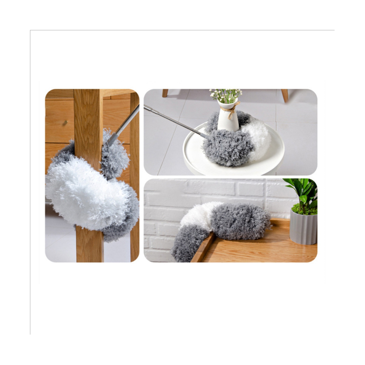 250cm-feather-duster-household-cleaning-tool-roof-ceiling-spider-web-ash-artifact-dust-gray-white-gray