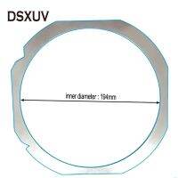 Dsxuv วงแหวนกรอบเวเฟอร์ห่วงเหล็กเวเฟอร์6นิ้วทำจากวัสดุ Sus420j กรอบเครื่องมือตัดเป็นชิ้นเล็กๆวงแหวนเหล็กฟิล์มเซมิคอนดักเตอร์สีฟ้า