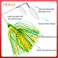 YONGJ พูดพล่อยๆ เหยื่อตกปลาเครา เบสไพค์ walleye 10g 14g ค่ะ บัซเบท ของใหม่ พู่ห้อยคอ เหยื่อสปินเนอร์ อุปกรณ์ตกปลาสำหรับตกปลา