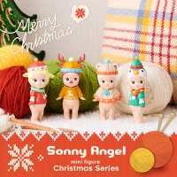 Sonny Angel Merry Christmas Series สนุก Mini Figure Collection Mystery Blind แฟชั่นตกแต่งตุ๊กตาตุ๊กตาสำหรับ Surprise Gift