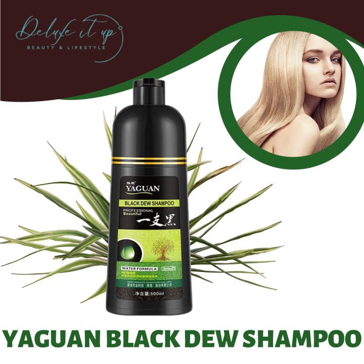 YAGUAN BLACK DEW SHAMPOO Yaguan Black Hair Shampoo Turn Your White/Gray ...