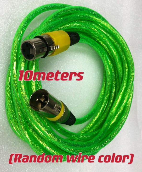 Professional Microphone Cable10M 3 Pin XLR Male Plug to XLR Female Plug