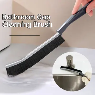 2 Pcs Hard Bristle Crevice Cleaning Brush, Upgraded Bathroom Gap