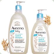 Nước rửa Chén Tinh chất Trà Xanh Aveeno daily moisture wash & shampoo 532ml