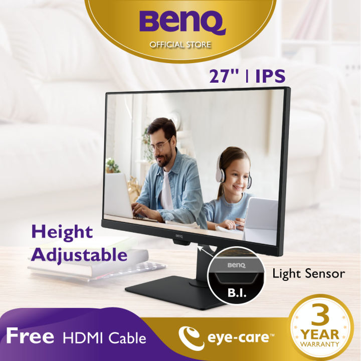 benq-gw2780t-27นิ้ว-ips-full-hd-eye-care-monitor-ปรับระดับความสูงจอได้-จอคอมถนอมสายตา-จอคอมพิวเตอร์27นิ้ว