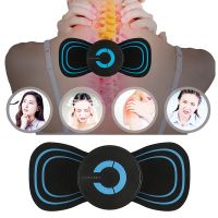 ✜✖☞ Neck Massager Portable Mini Electric Neck Massage Relaxation Machine Cervical Stimulator Pain Relief Kneading Gel Pads Household