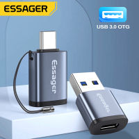 Essager Type C to USB 3.0 Adapter USB C OTG Adapter for Macbook Samsung S20 huawei Usbc Otg Connector