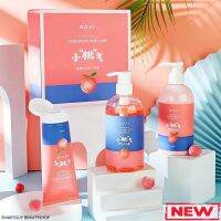 BAXI PEACH Three Piece Wash Care Set 1200ml ชุดผลิตภัณฑ์ครบสูตรทำความสะอาดเส้นผมและเจลอาบน้ำกลิ่นพีช