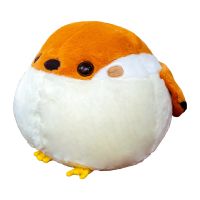 1pc Cute Owl Sparrow Doll Standing Stuffed Bird Animal Soft Plush Toy Ball Shaped With Embroideries Lifelike Children Toys