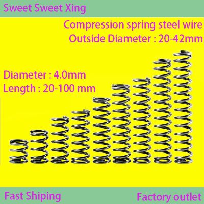 Strong Shock Absorption/Pressure Compression Reset Release Cylindrical Spring Steel Wire 65Mn  Diameter 4.0mm Cable Management