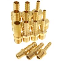 Brass Hose Tail Barb Fitting Water Air Fuel 6mm 8mm 10mm 12mm Hose ID x 1/8 1/4 3/8 1/2 BSP Male