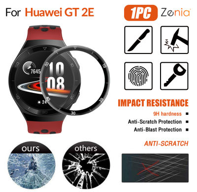 Zenia 1PC 3D HD Full Screen ฟิล์มกันรอยสำหรับ Huawei Watch นาฬิกา GT 2E/GT2E/GT2 E 46มม.HD 9H 3D ป้องกันการระเบิดป้องกันฟิล์มป้องกันรอยขีดข่วนอุปกรณ์เสริม