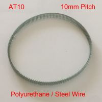 AT10 610 620 660 61 62 66 Tooth 15mm 20mm 25mm 30mm Width 10mm Pitch PU Polyurethane Steel Wire Cogged Synchronous Timing Belt Belts