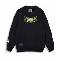 CODHaley Childe HITAM Phompphiess Crewneck Black Embroidery Metal Spider Sweater Men Women