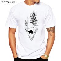 Forest T-shirt | Teehub Shirt | T-shirt Bear | Tops - 2023 Men T-shirt Short Sleeve  - Aliexpress