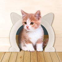 Cat Door Hole Access Direction Controllable Toy 27X17X22.5CM For Pet Training Cats Kitten ABS Plastic Small Pet Gate Door Kit