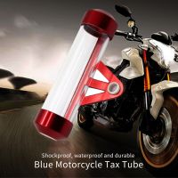 、‘】【； Universal Motorcycle Motorbike Tube Tax Disc Cylindrical Holder Frame Real Waterproof Accessories Tools