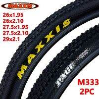 1 Pxis ยางรถจักรยานเสือภูเขา M333 26*2.1 26*1.95 27.5*1.95 29*2.1ถุงมือถักสเตนเลสกันบาดน้ำหนักเบาเป็นพิเศษยางที่ไม่ใช้ยางในยางเบ็ดตกปลาเรืองแสง2ชิ้น