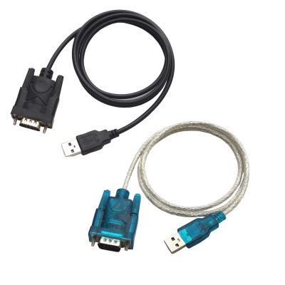 RS232 COM PDA DB9 9 Pin ke adaptor kabel USB 2.0 ke Chip Port seri CH340 WCH cocok untuk Windows 7 8.1 10 11 XP Vista Mac OS