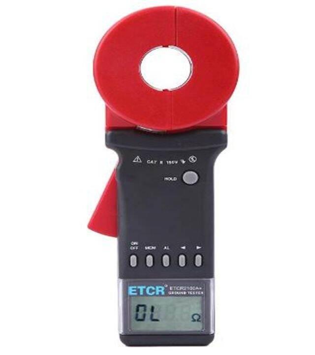 ETCR2100A Digital Clamp On Ground Earth Resistance Tester Meter / Clamp ...