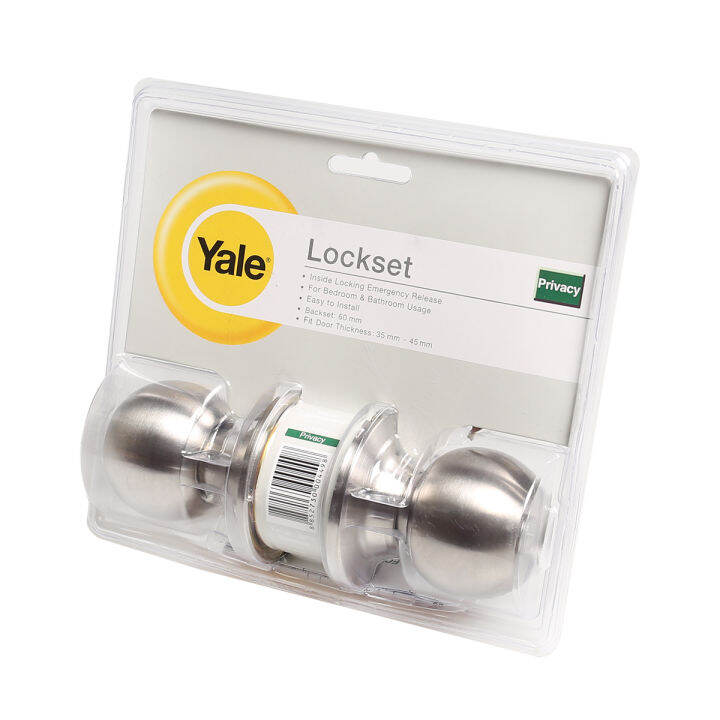 yale-ลูกบิดประตูห้องน้ำ-สแตนเลส-รุ่น-kn-vca5122us32d-zwf-ลูกบิดประตู-กุญแจ-door-lock-key-สินค้าถูกและดี